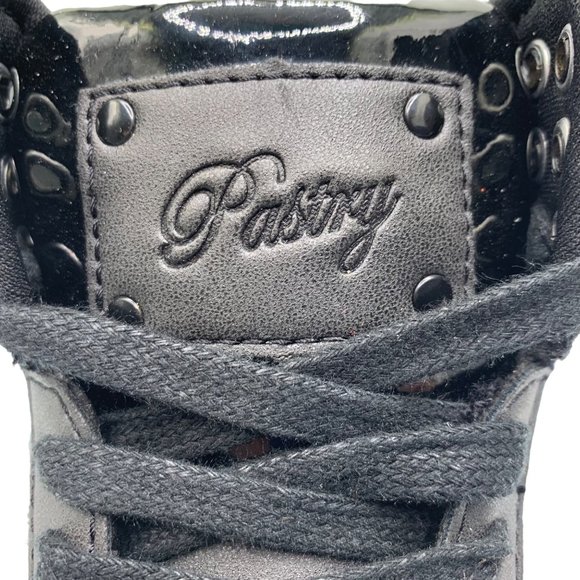 Pastry Shoes Unisex Pastry Glam Pie Black Pop Tart Glitter High Top